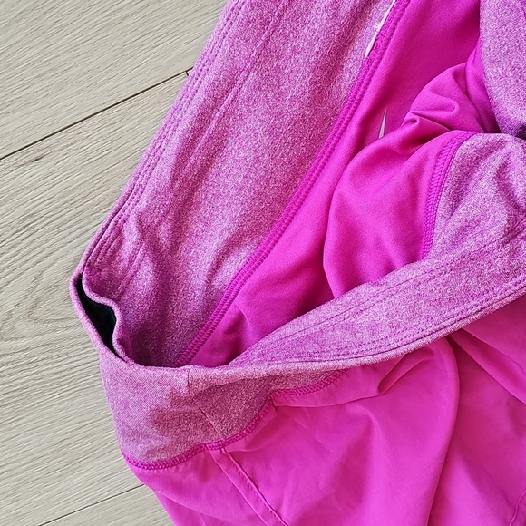 Nike Dri Fit Hot Pink / Purple Athletic Activewear Shorts, Medium - Picture 7 of 14
